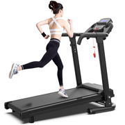 Swertoy Foldable Treadmill for Home, APP Control & LED Display, 2.5HP Portable Treadmill with Handles